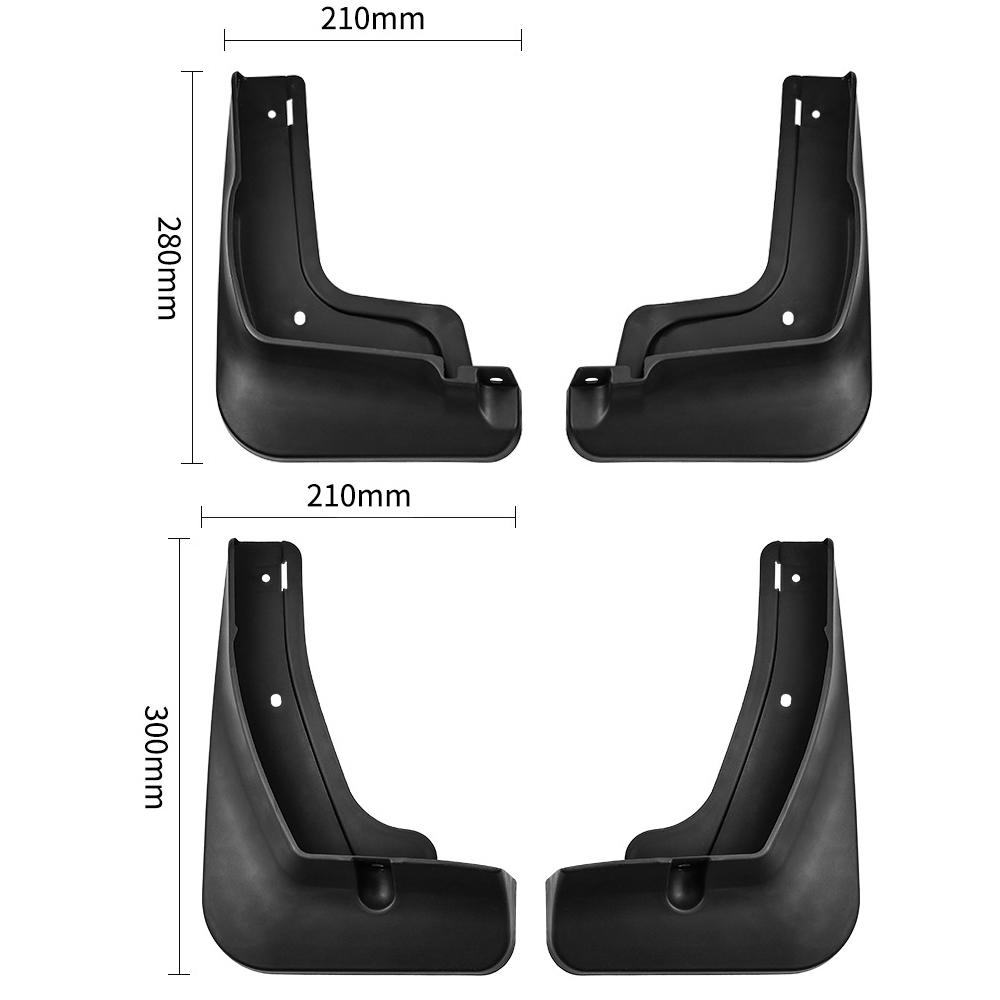 4 pezzi Parafanghi per Auto per MG S5 MGS5 EV ES34 2025~2027 2026 Parafanghi Paraspruzzi Parafango Ruota Anteriore Posteriore Parte Accessorio