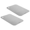 Stainless Steel Cutting Boards Set for Kitchen Dual Sided Design for Fruits Vegetables and Meats Easy To Clean Space Saving