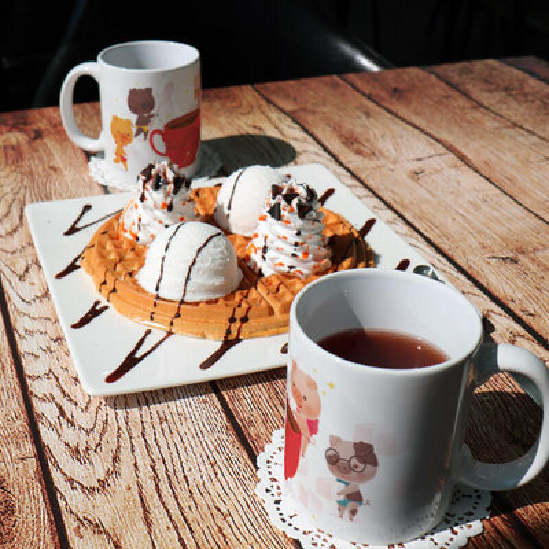 tf585-Design Mug 2p-Coffee made by four pigs