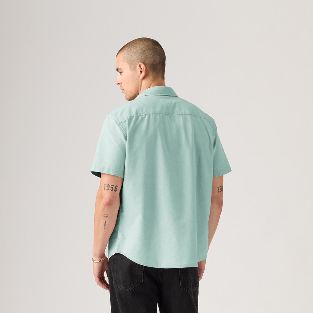 Levis Minimalist Versatile Casual Short Sleeve Shirt Unisex shirts A9161-0039