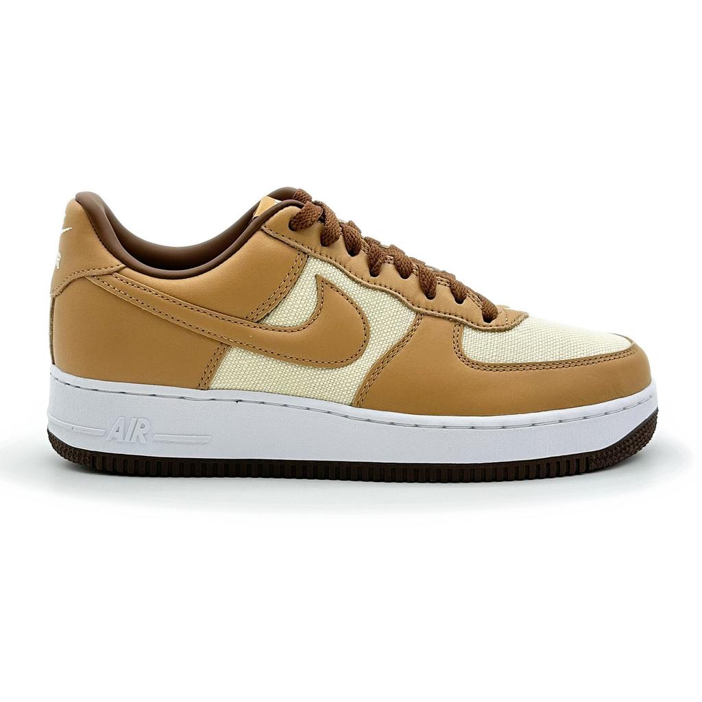 DJ6395-100 Nike Air Force 1 Low Acorn Underbrugh Beige Tan Canvas (Men's)