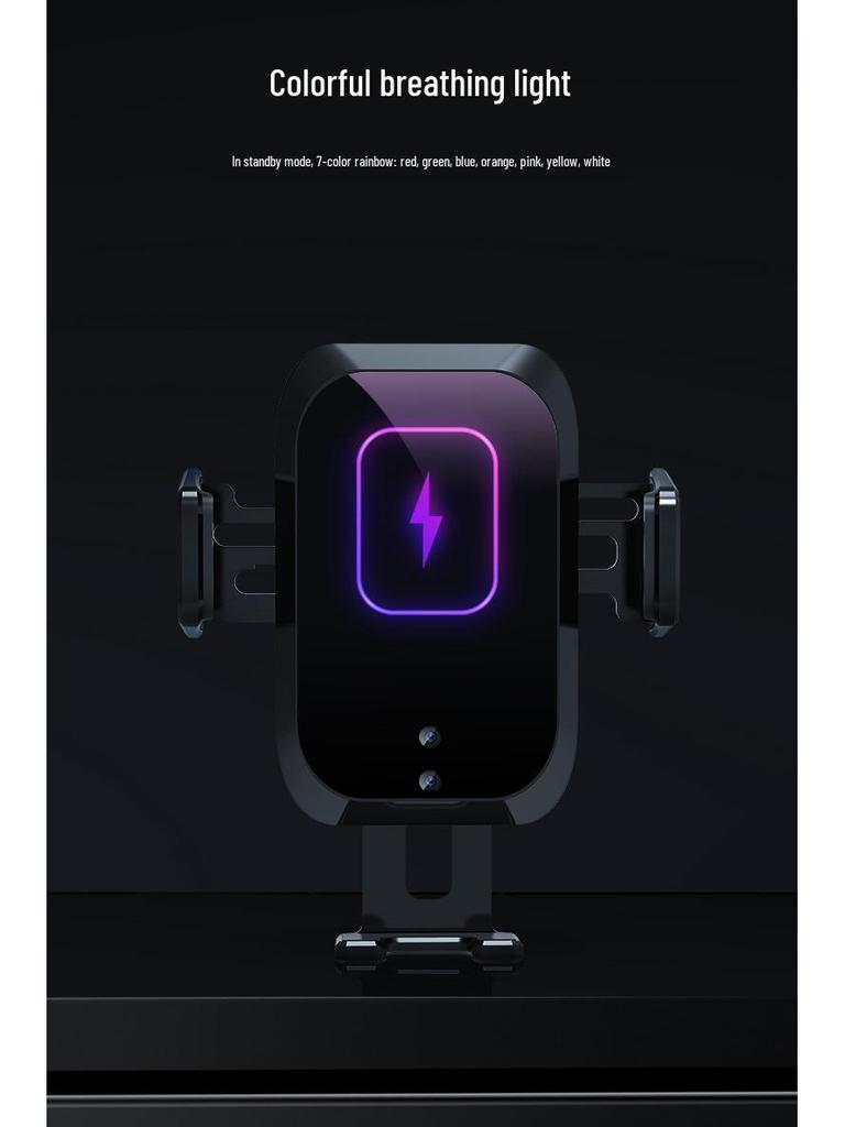 15W Auto-Sensing Wireless Car Charger & Phone Holder
