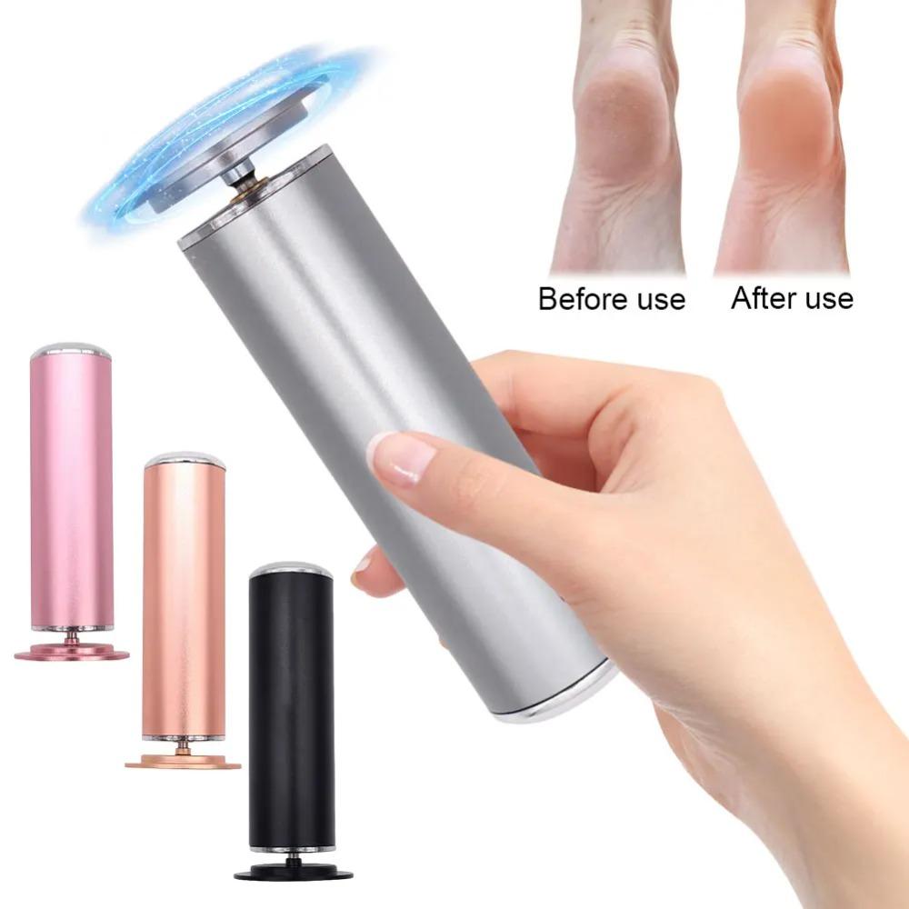 Rotatable Electric Foot File Aluminum Zinc Zinc Alloy Callus Remover Electric Pedicure Tool  Beauty