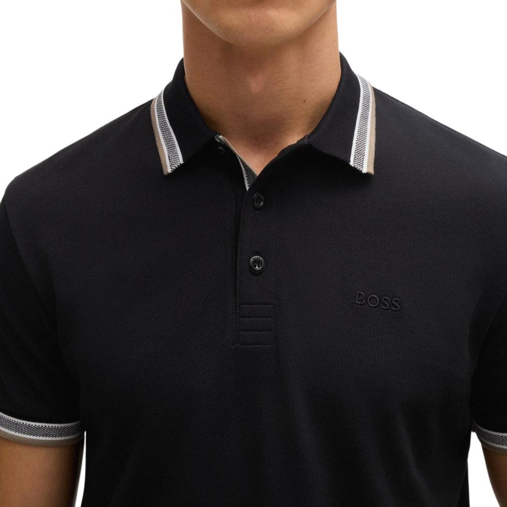 HUGO BOSS FW24 Polo Shirt Men's Black 50469055-015
