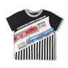 [Children's Clothing] Moujonjon (Moojeongjeong) JR Freight Train Striped Short Sleeve T-Shirt 90cm-130cm F30888