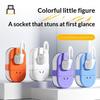 Pocket Power Strip Extension Cord 1Ac 2Usb 2Type C Socket Pure Minimalist Style Pd 15.5W Fast Charging Home Travel