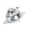 10 buc. Rulmenti de transfer cu bile Rotire la 360º Roti universale cu bile 10 role netede 20 suruburi de precizie Bile rotunde din otel carbon