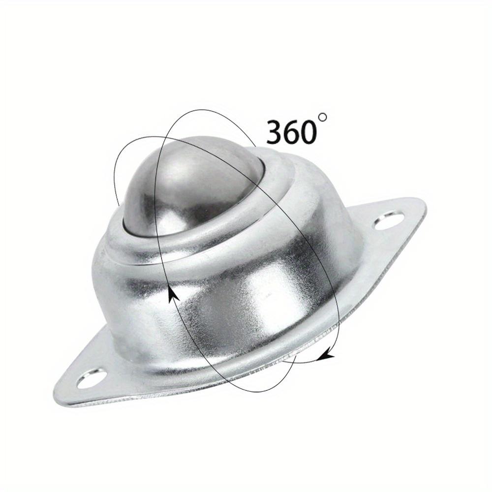 10 buc. Rulmenti de transfer cu bile Rotire la 360º Roti universale cu bile 10 role netede 20 suruburi de precizie Bile rotunde din otel carbon