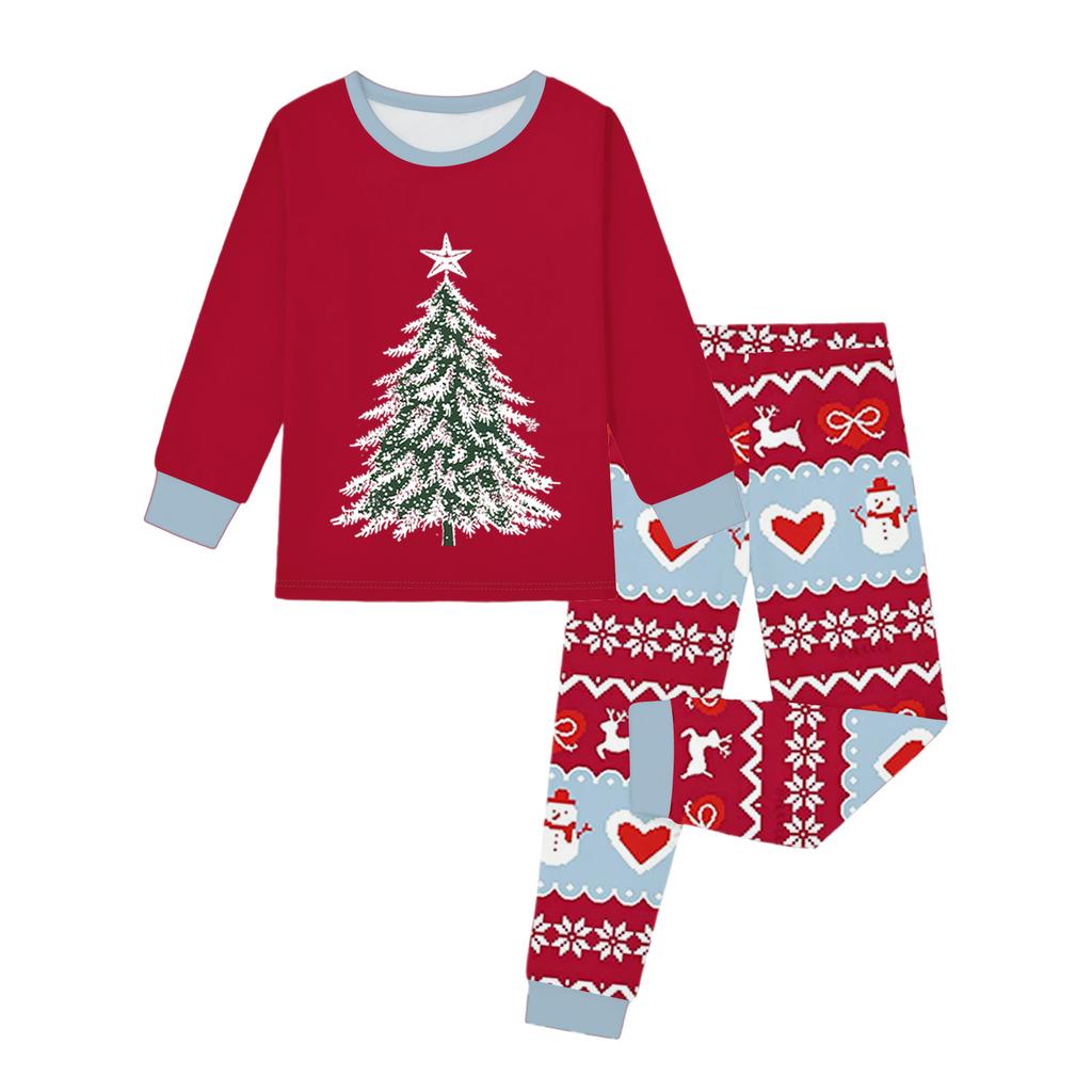 Dětský módní oblek Sukně Kulatý výstřih Top s dlouhým rukávem Kalhoty