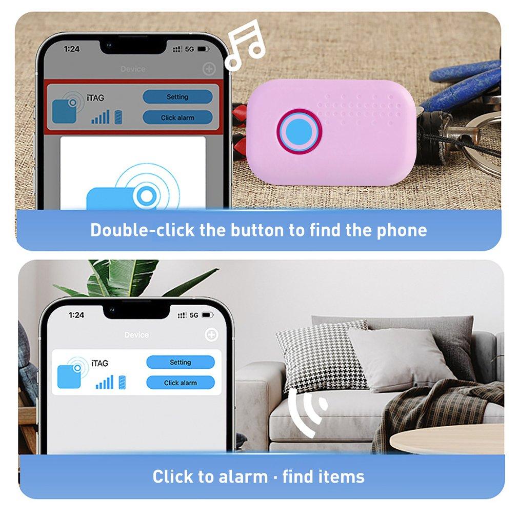 Wireless Bluetooth GPS Tracker Alarm Finder Tracking Device Mini Portable Anti-lost Sensor Chain Pendant Locator Dropshipping