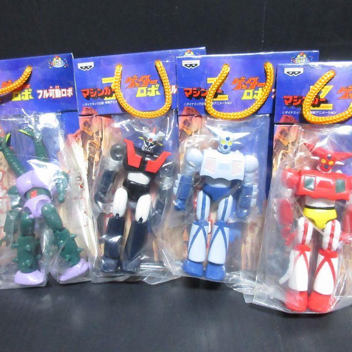 Rare All 4 Types Mazinger Z Getter Robo Fully Articulated Robot Unopened Figure Proto Getter Getter 1 Mazinger Z Doublas M2 B - / / / /