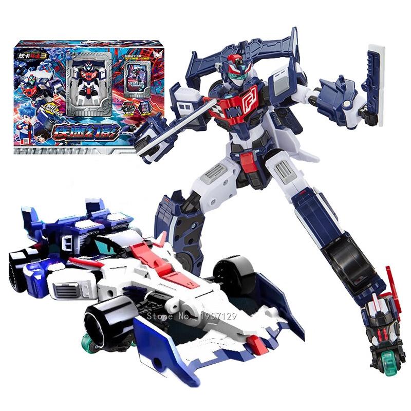 Nuova Stagione 3 Metal Cardbot SPARKBIT Robot Trasformabile in Auto Action Figures con Trasformazione Carta Modello Auto Giocattoli Regalo