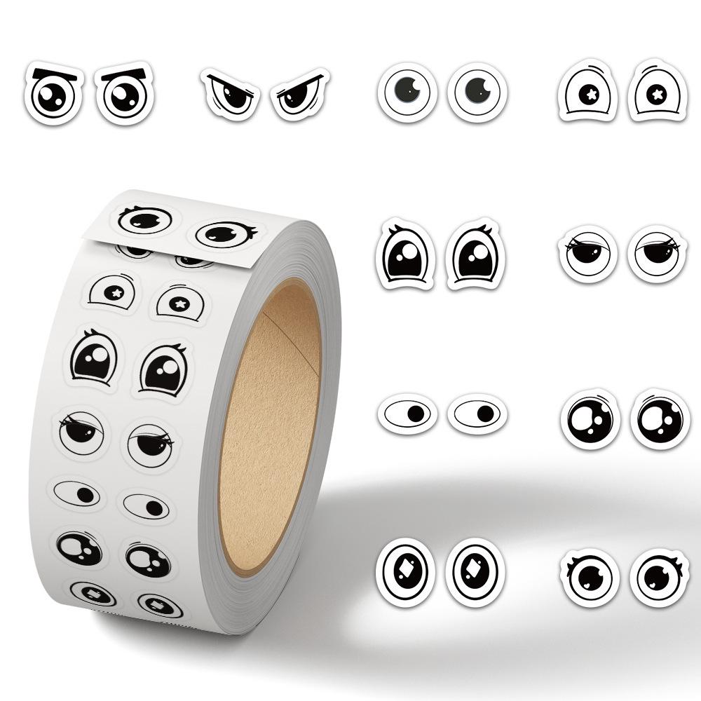 Cartoon Festival Gift Stickers - 500/Roll for Journals and Sealing