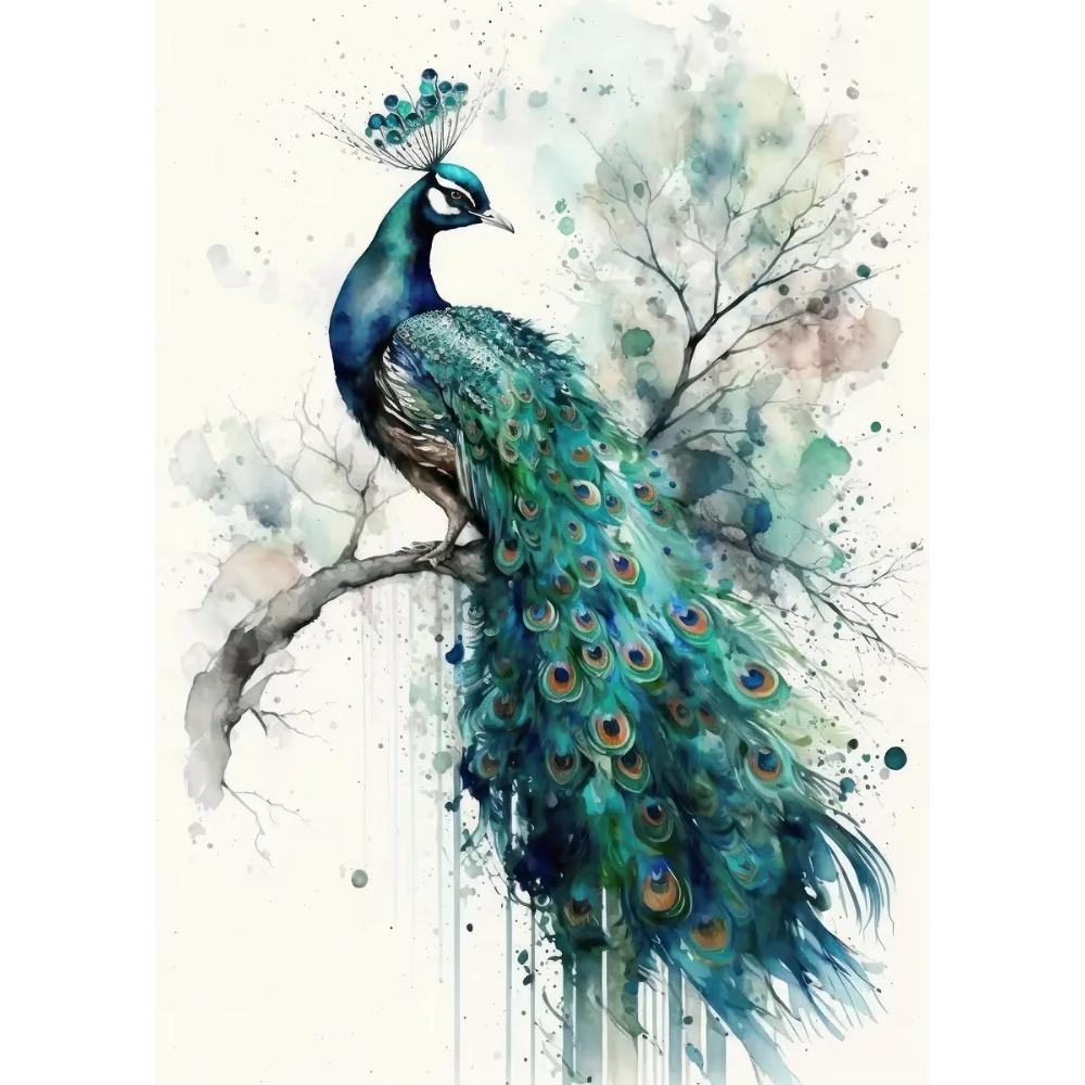 Safari Animals Watercolor Posters Colorful Children Prints Rainbow Animal Canvas Painting Wall Art Pictures Home Kids Room Decor