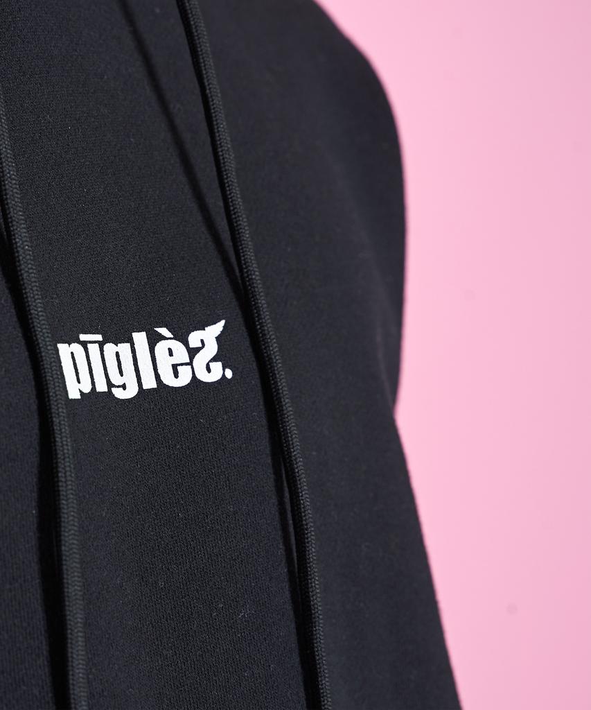 Pigles Original Logo Hoodie (Black)