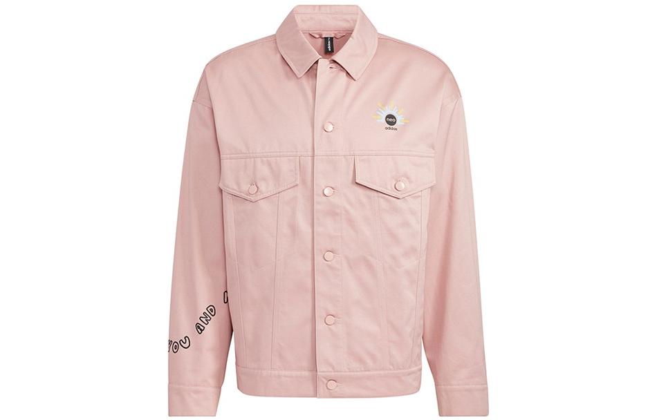 Adidas Neo Jackets Unisex Pink Lapel Moderate Other HM7436 L