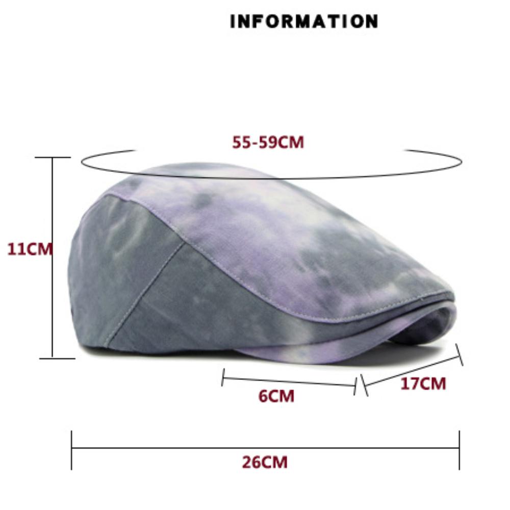 HT4698 Women Berets Men New Spring Summer Sun Hat Printed Artist Painter Beret Hat Male Female Ivy Flat Cap Adjustable Beret Cap