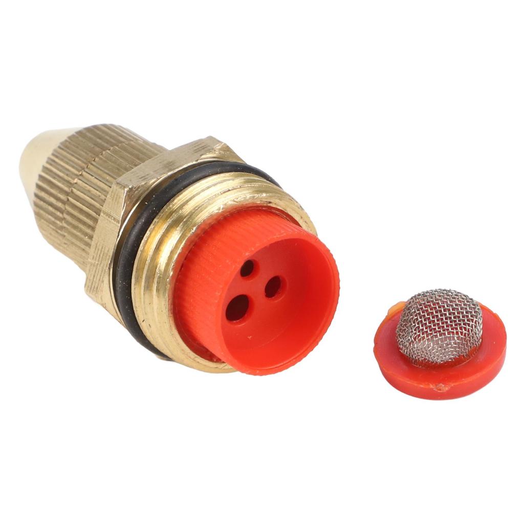 Adjustable Coverage 3pcs Spray Nozzle Set for Misting and Irrigation 12 Inch Brass Atomizing Nozzles for Small Area Agriculture