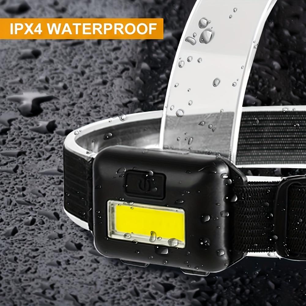 1PC COB Headlamp Waterproof Using AAA Battery Excluding Batteries Portable Outdoor Mountaineering Night Riding Fishing Headlight