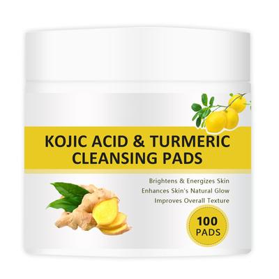 Cleansing Pads Kojic Cleansing Pads Helps Balance Skin Oil And Water Hydrating Remove Excess Keratin From The Body'S Skin100PC/100ml