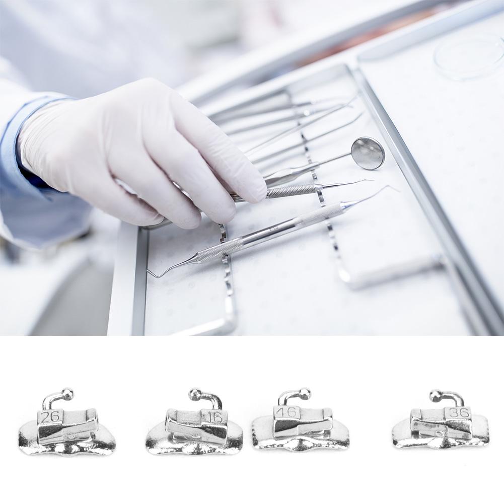 2 Packs Dental Orthodontic Bondable Buccal Tube Dental Care Tools Medicine EquipmentFor MBT First Molar