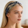 Wide Edge Elastic Bohemian Headbands, Comfortable Sweat Absorbent Hair Bands