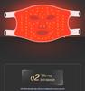 LED Photon Beauty Mask: Infrared & Blue Light Home Use Silicone Therapy Device