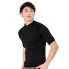 FELLOW Men's Short Sleeve Thermal Rash Guard for Surfing, Heat Retention, Quick-Drying, Fleece-Lined, UPF 50+, Semi-Dry Suit, Black, XXL