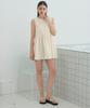 Seedless Sleeveless Tiered Guard DDXN1666 Large Tunic/Rash Women's Off-White