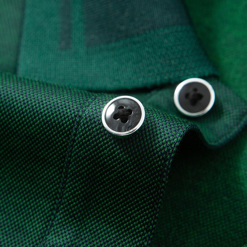 Montagut Men's Silk Blend Long Sleeve Polo Shirt