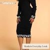 JPNTKY Fashion Long Sleeve Casual Dresses