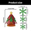 Hot Dish Trivets Silicone Tree Coasters For Christmas Decoration Heat Resistant And Easy To Clean Dining Table Placemats