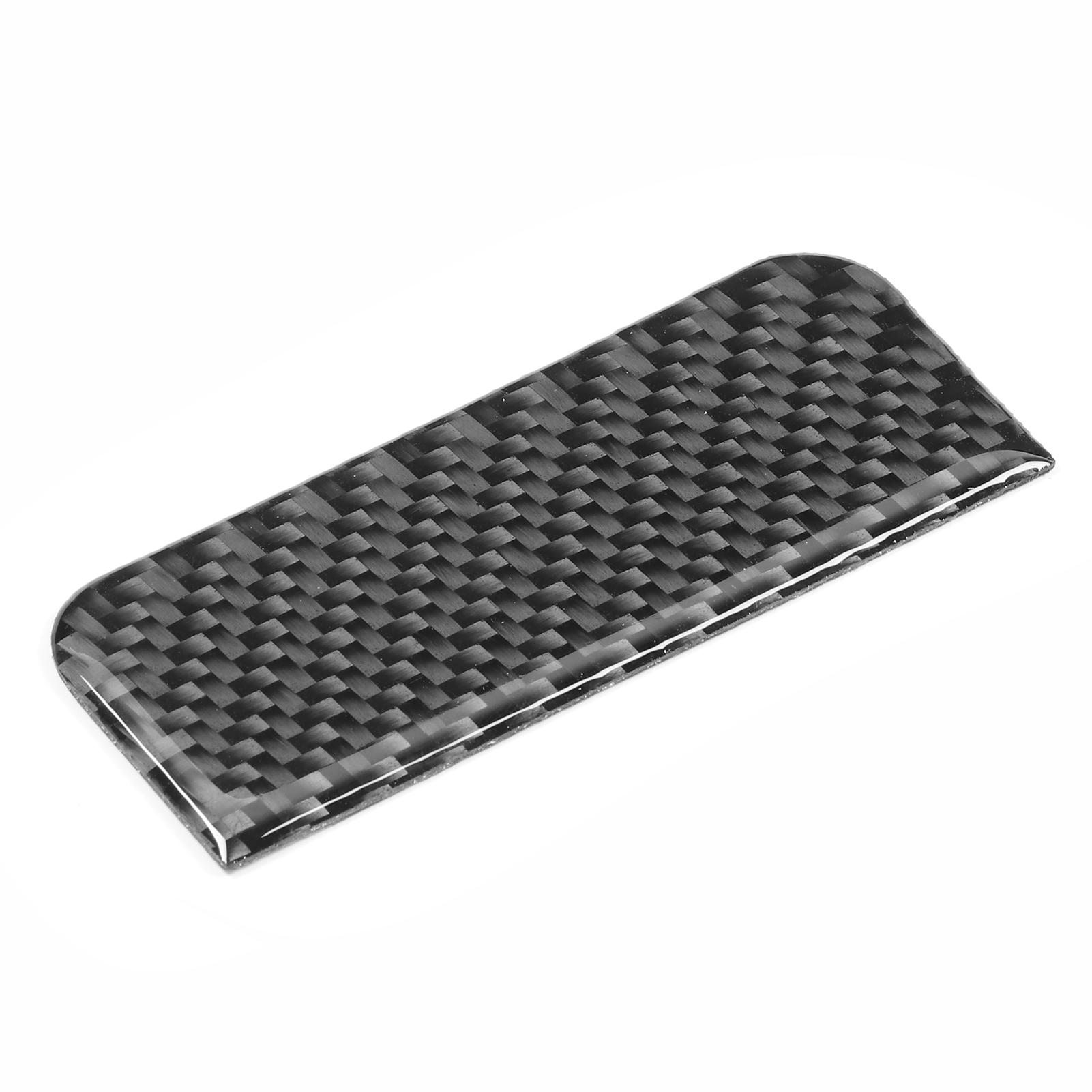 

Carbon Fiber Copilot Storage Box Handle Trim Cover Fit for Mitsubishi Lancer 2008 2016
