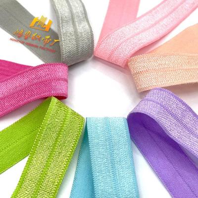 1.5cm Shiny Nylon Elastic Band for Hair and Clothing Accessories