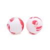 10Pcs 15mm Baby Infant Nipple Appeal Other Chain Clips Dummy Holder Nipple Accessories Pink Love Print Food Grade Silicone Beads