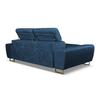 Sofa Couch Bosso Living Room Family Furniture Navy Blue Reg Headrest