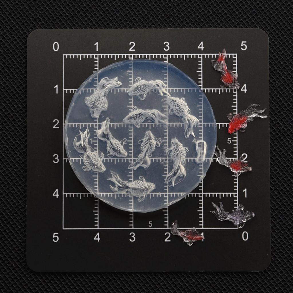 Practical Sturdy Silicone Mould Accessory for Goldfish Candle Holders Portable for Handmade Gifts and Home Accent