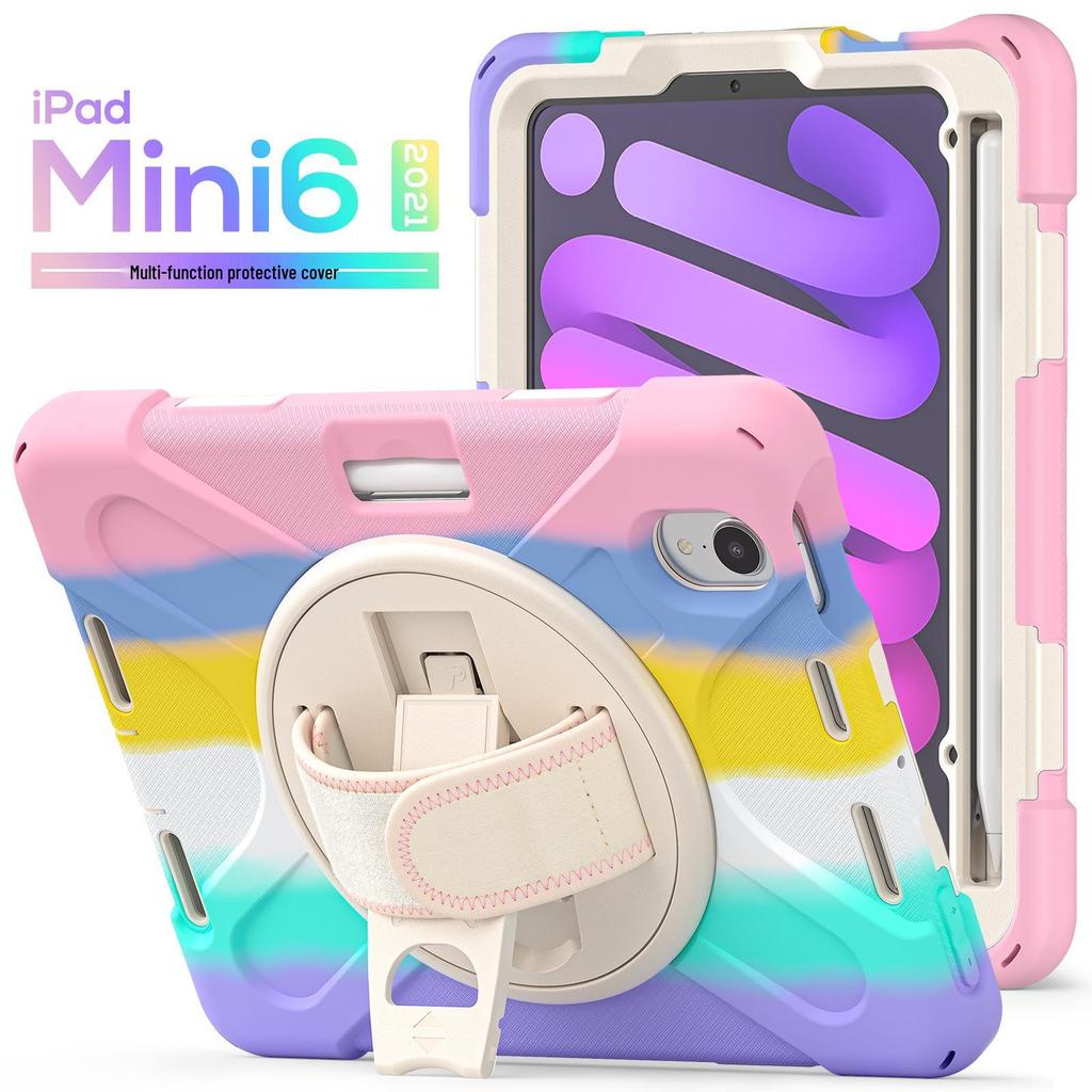 iPad mini6 8.3 Inch Protective Case with Nylon Hand Strap