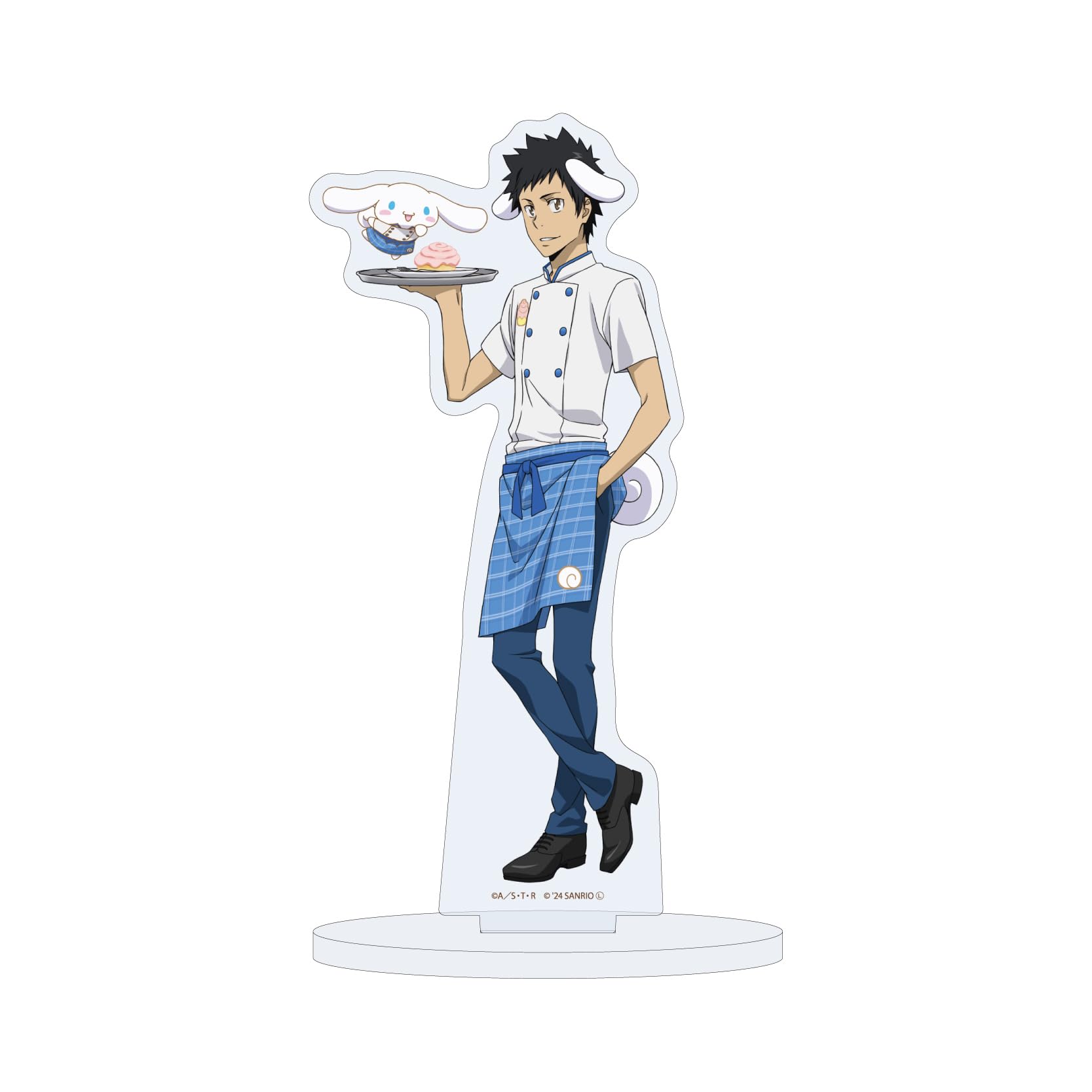 

А3 Katekyo Hitman REBORN x SANRIO CHARACTERS 21 Такэси Ямамото x Cinnamoroll [Коллаборационная иллюстрация] Акриловая подставка H150 x W150мм ZACF-RES-21