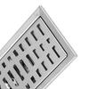 Rectangle Shower Drain Stainless Steel Floor Waste Grate Durable Hair Strainer  Bathroom