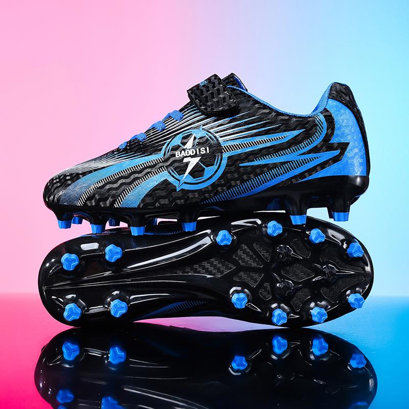 New Kids Professional Football Boots FG Match Grass Soccer Shoes Training Shoes Ultralight Cleats Boys Non-Slip