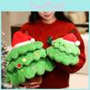 Plush Gift Christmas Figure With Heart Shape Short Pile Material Decor Holiday