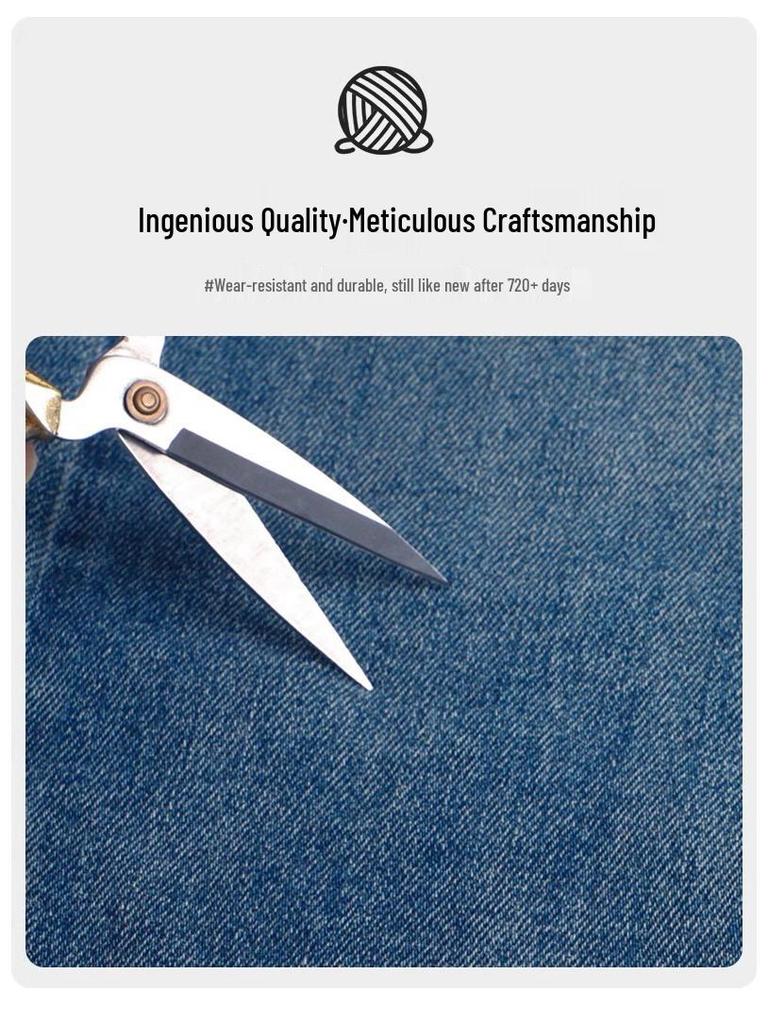 Women's High-Waisted Drapey Wide-Leg Jeans - Spring 2025 Slimming Straight-Leg Pants