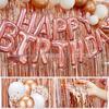 Rose Gold Butterfly Birthday Decoration Set for Women and Girls