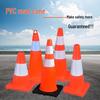 Reflective Red PVC Traffic Cone - Road Safety Warning Barrier