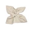 Korean style striped fabric square scarf large intestine hair tie women's new temperament low ponytail head rope high-end hair accessories