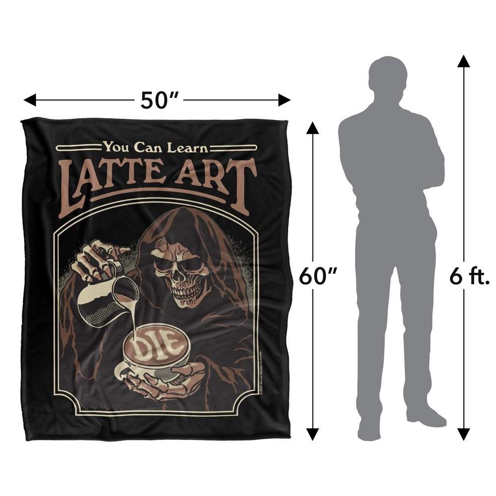 Steven Rhodes Latte Art Soft Touch Blanket