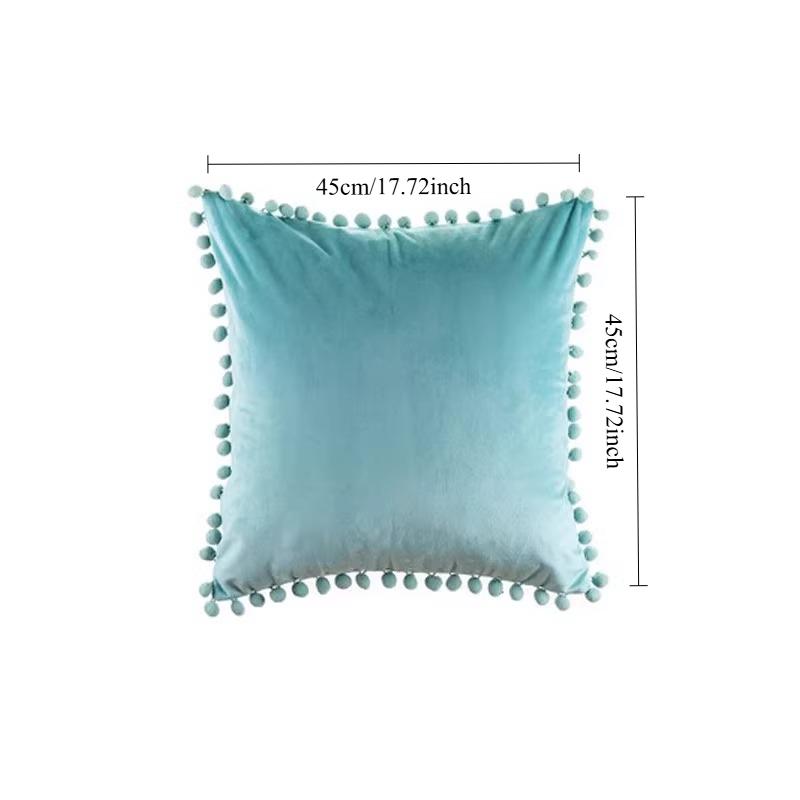 Pillow Case--Soft Velvet Cushion Cover Decorative Pillow Case waist
