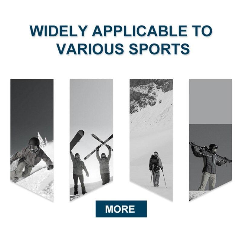 Winter Snowboard Ski Gloves Unisex Non-slip Touch Screen Waterproof Motorcycle Cycling Fleece Warm Snow Sports Gloves