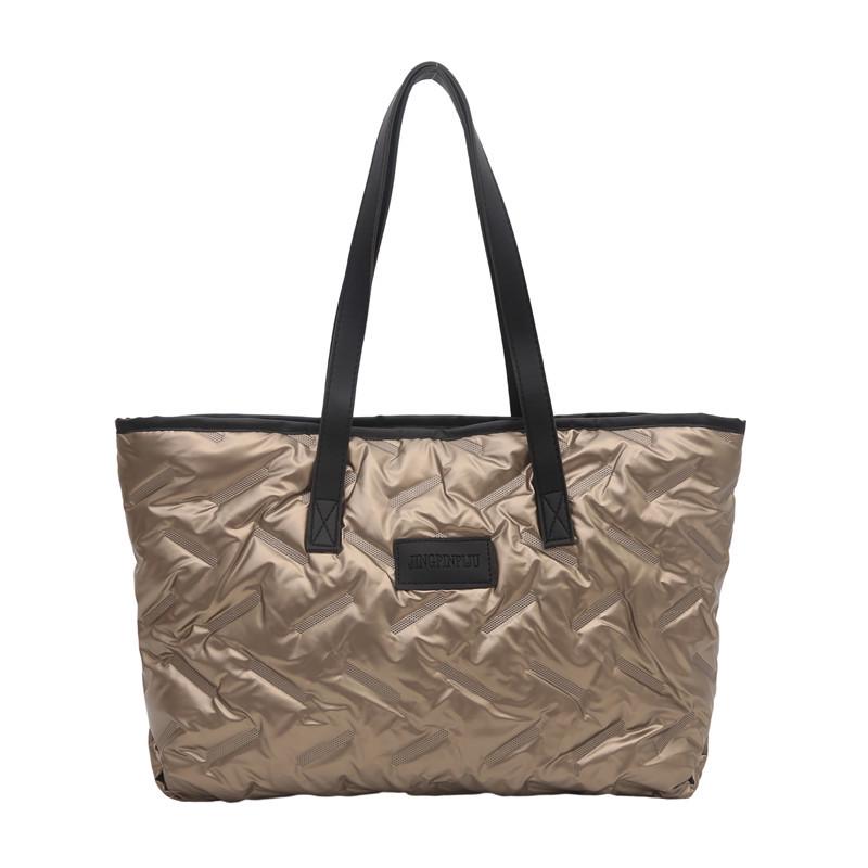 Tasche mit Prägung im koreanischen Stil: Handtasche mit großer Kapazität für Damen, Herbst-Winter